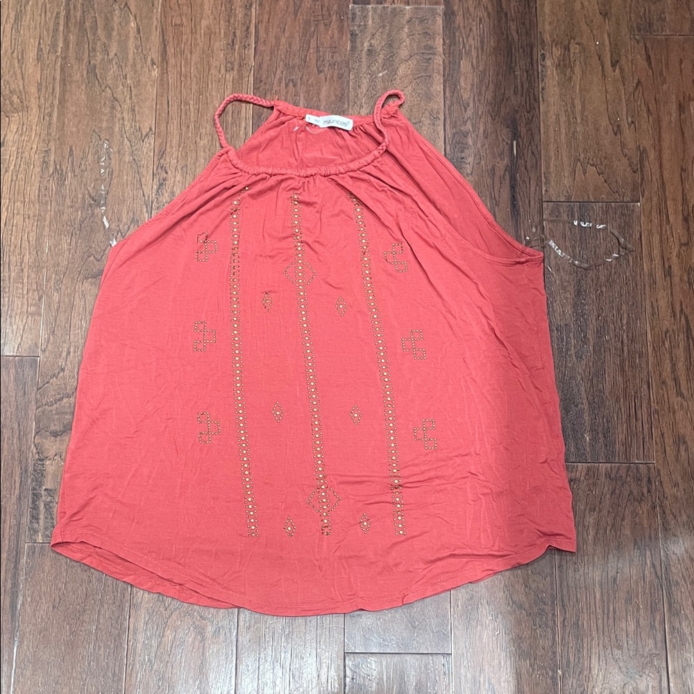 Maurices Coral Sleeveless Blouse